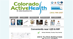 Desktop Screenshot of coloradoactivehealth.com