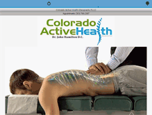 Tablet Screenshot of coloradoactivehealth.com